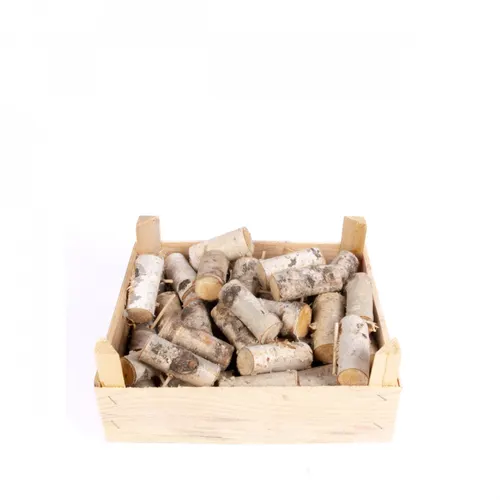 Sušený materiál breza drevo 8- hnedá 10 cm