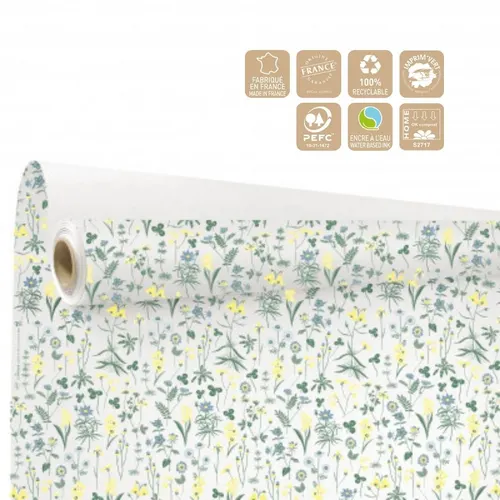 Baliaci papier Ysée žltý 80 cm, návin 40 m
