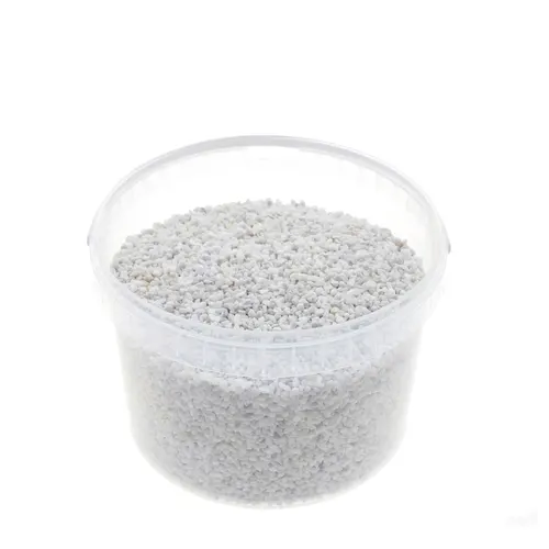 Dekoračná drť drť 2- biela 3 mm, 3 l