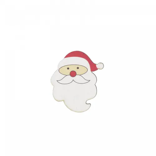 Vianočná dekorácia dekoračný pegs Santa dvojfarebná 3,5 cm