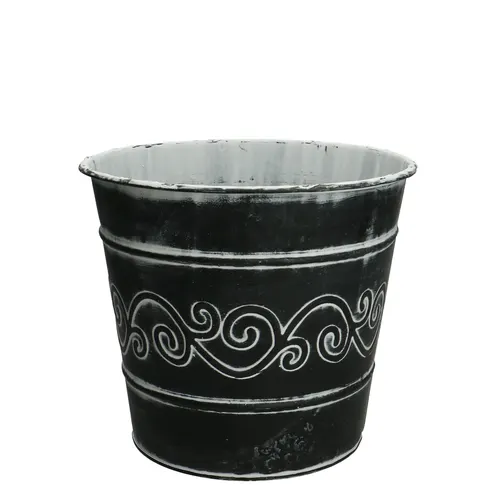 Zinok Barok kvetináč sivá ⌀ 20 × 18,5 cm