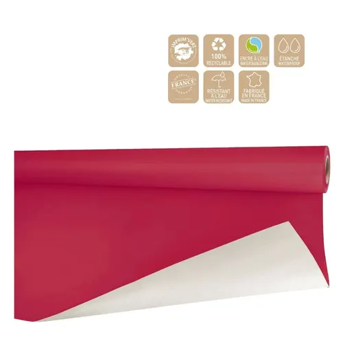 Valentínsky baliaci papier Cherry Clayrton červený 80 cm, návin 40 m