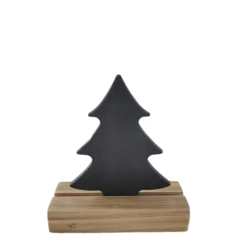 Vianočná dekorácia dekoračný stromček 10.5/ čierna 4,5 × 11 cm