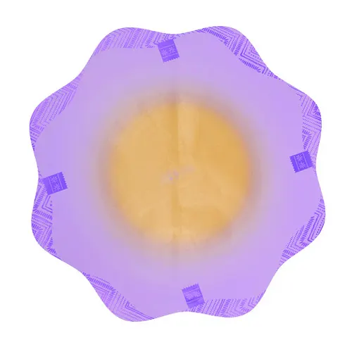 Okrúhle celofánové hárky Reunion fialové ⌀ 73 cm