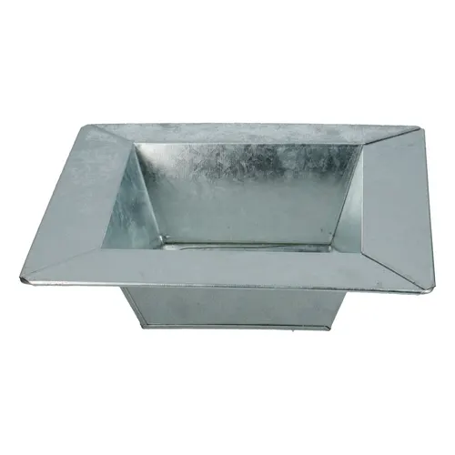 Zinková miska strieborná ⌀ 20 × 5 cm