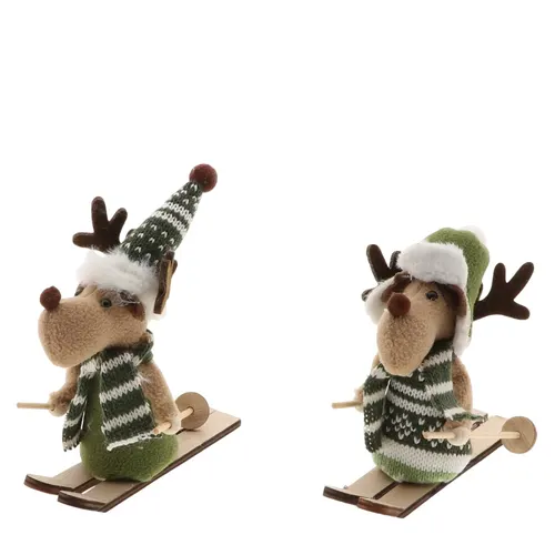 Vianočná dekorácia dekoračný reindeer 12 × 3 × 12 cm