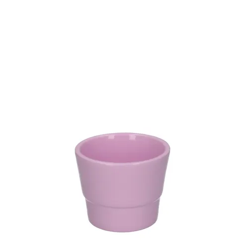 Keramický kvetináč Basic ružový ⌀ 7 × 6 cm