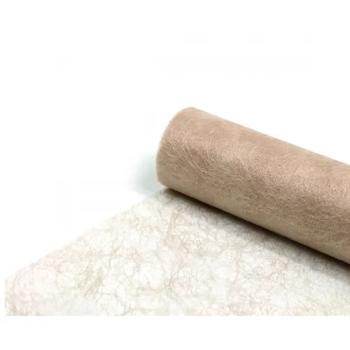 Textília vlákno ľan béžová 60 cm, návin 25 m