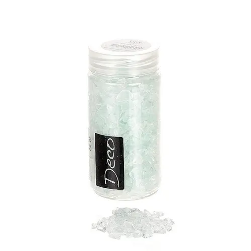 Dekoračná drť sklo 4- 10 mm, 370 ml