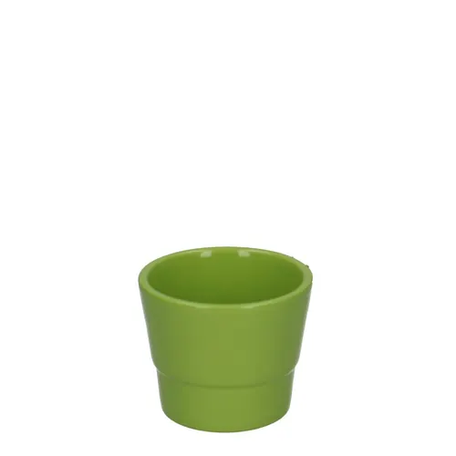 Keramický kvetináč Basic zelený ⌀ 7 × 6 cm
