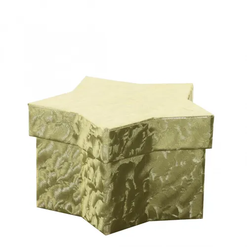 Vianočná dekorácia Hatbox Evelyn zlatá 16 × 10,5 × 9 cm