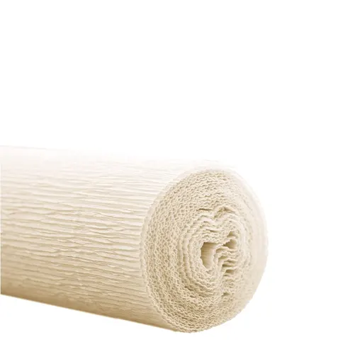 Krepový papier krémový 50 cm, návin 2,5 m