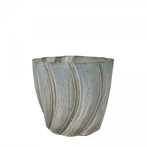 Keramický kvetináč Juul zelený ⌀ 14 × 13 cm