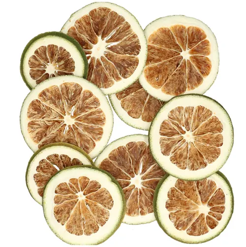 Sušené ovocie Orange Lime slices zelená 250 g