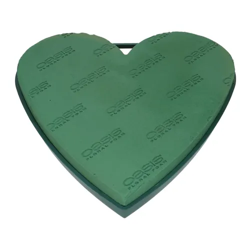 Oasis Naylorbase srdce zelená 43 cm
