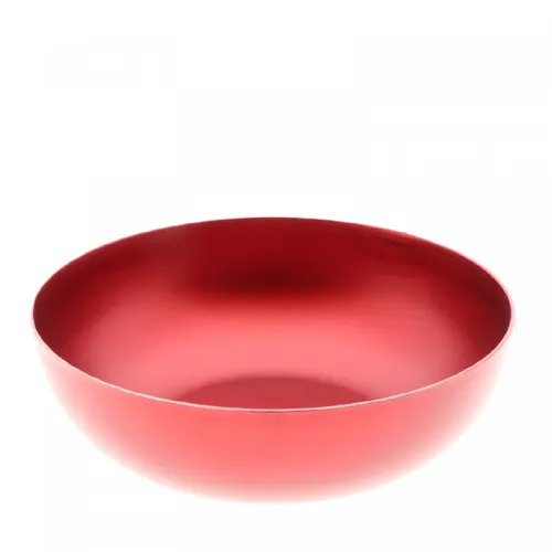 Vianočná dekorácia Melam misa červená ⌀ 30 × 10 cm