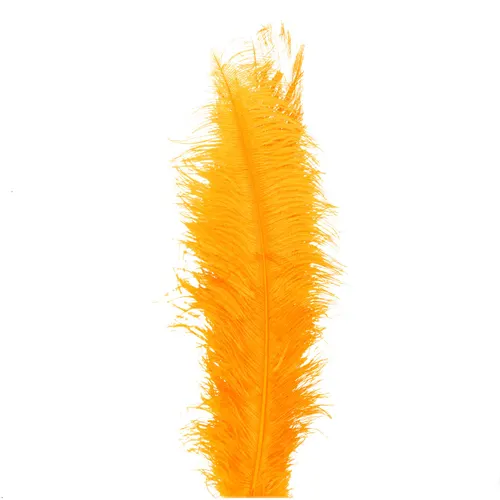 Perie Ostrich oranžová 55 cm