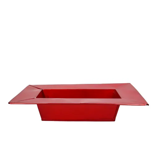 Zinková misa červená ⌀ 31 až 20 × 5 cm