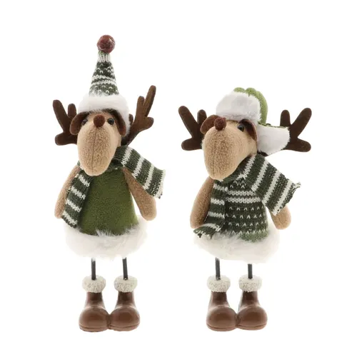 Vianočná dekorácia dekoračný reindeer ⌀ 5 × 25 cm