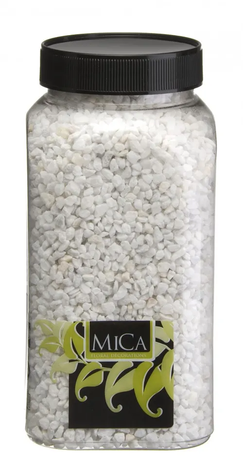 Dekoračná drť drť 2- biela 4 mm, 1 kg