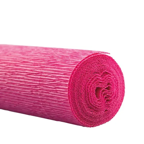 Krepový papier ružový 50 cm, návin 2,5 m