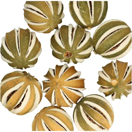 Sušené ovocie Orange Lime zelená ⌀ 4 cm