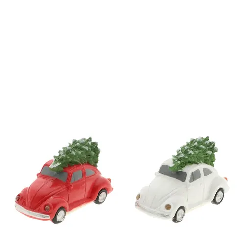 Vianočná dekorácia LED Beetle+christm.tree 9,5 × 5 × 7 cm