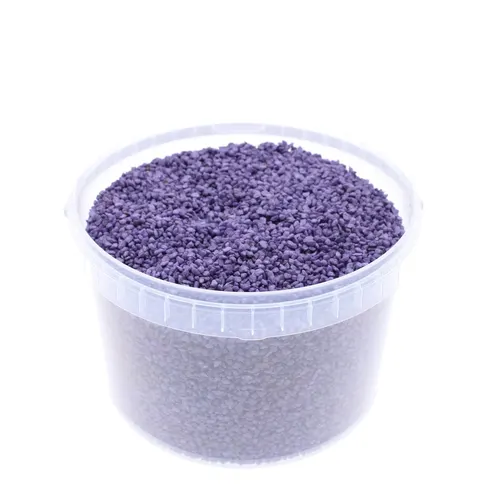 Dekoračná drť drť 2- fialová 3 mm, 3 l