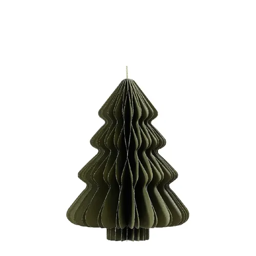 Závesný papierový stromček zelený 15 cm