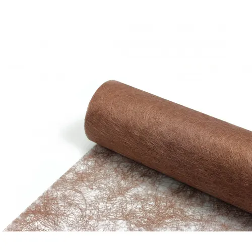 Textília vlákno ľan medená 60 cm, návin 25 m