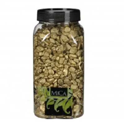 Dekoračná drť drť 10- zlatá 15 mm, 1 kg