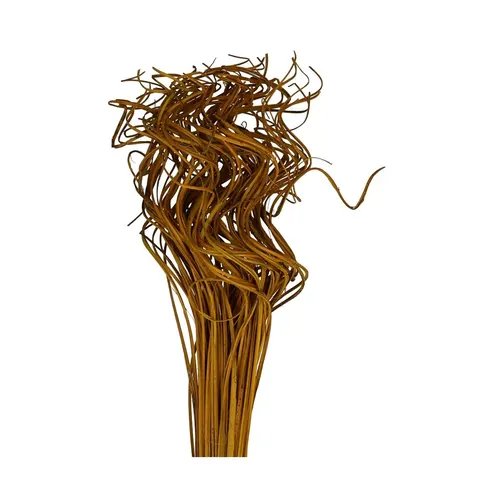 Sušený materiál Curly TingTing žltá 70 cm
