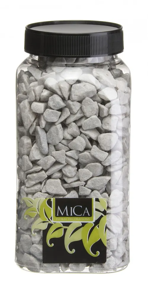 Dekoračná drť drť 10- sivá 15 mm, 1 kg
