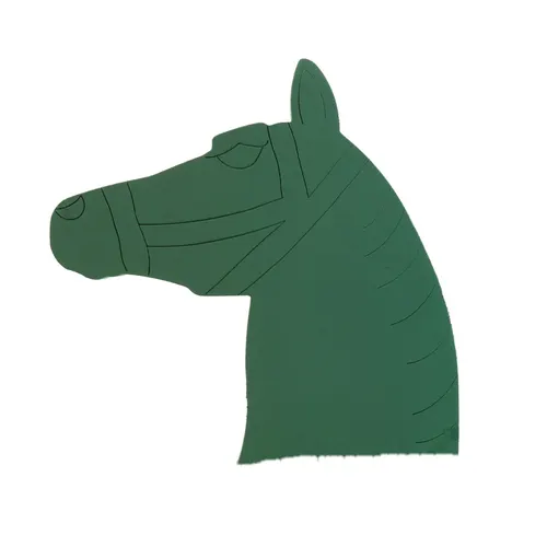 Floristická hmota Oasis Horse head " zelená 21 × 24 cm