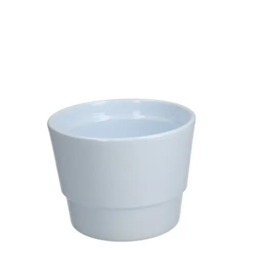Keramický kvetináč Basic biely ⌀ 11,5 × 9 cm