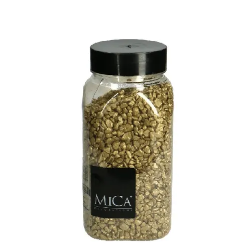 Dekoračná drť drť 2- zlatá 4 mm, 1 kg