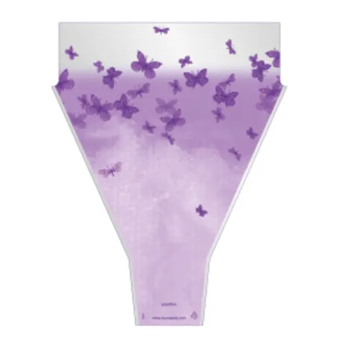 Obal na kvety Papillon orgovánový 50 × 35 × 10 cm