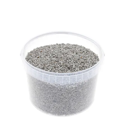 Dekoračná drť drť 2- sivá 3 mm, 3 l