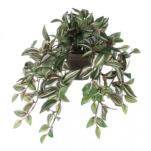 Umelá rastlina kvetináč Tradescantia zelená ⌀ 11 až 25 × 45 cm