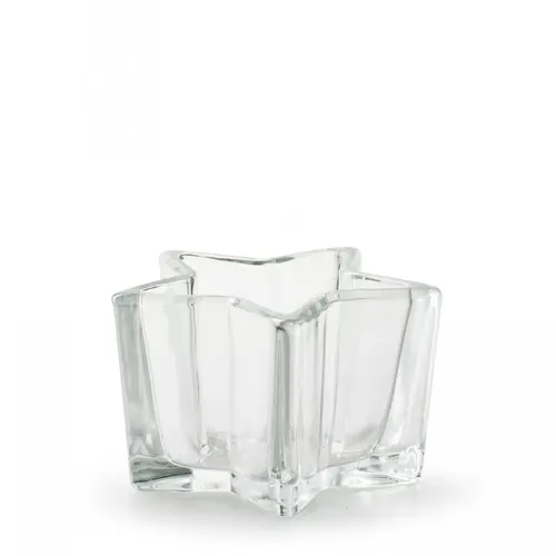Vianočná dekorácia Tea light držiak hviezda ⌀ 10,5 × 6 cm