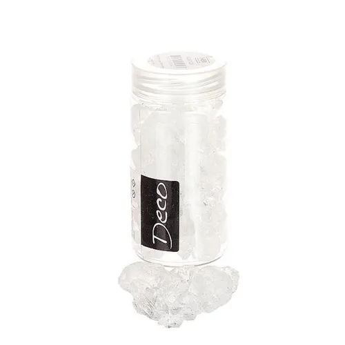 Dekoračná drť sklo 25- 40 mm, 370 ml
