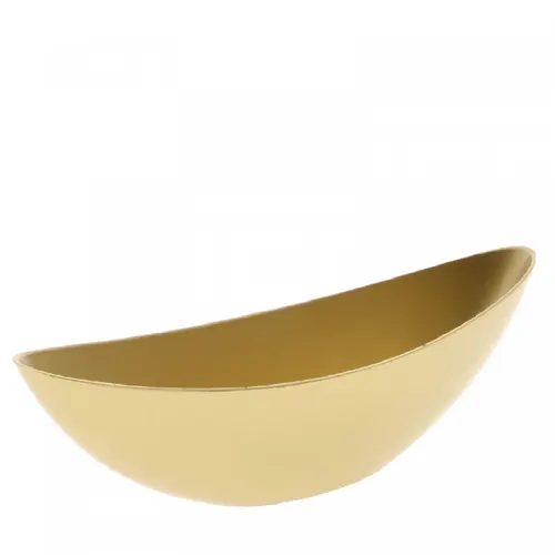 Vianočná dekorácia Melam boat zlatá 39 × 12 × 13 cm