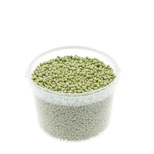 Dekoračná drť granulate 4- zelená 8 mm, 3 l