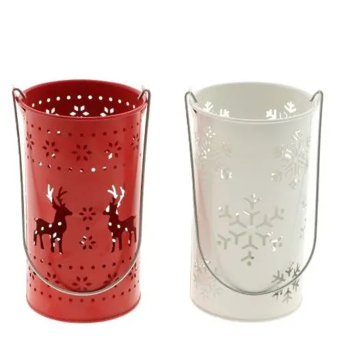Vianočná dekorácia lampáš X-mas ⌀ 10,5 × 34 cm