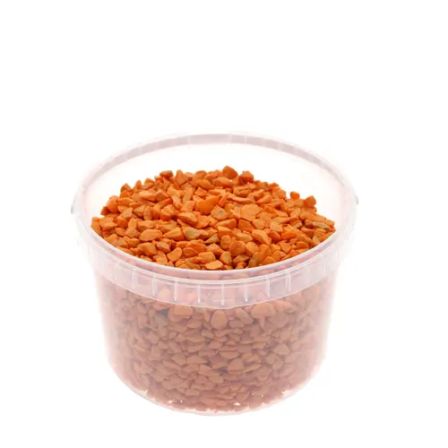 Dekoračná drť drť 9- oranžová 13 mm, 3 l