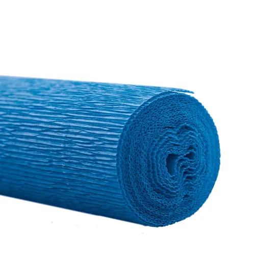 Krepový papier modrý 50 cm, návin 2,5 m