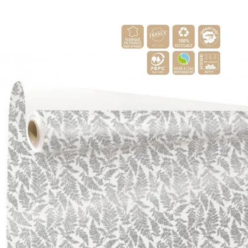 Baliaci papier Cyrielle strieborný 80 cm, návin 40 m