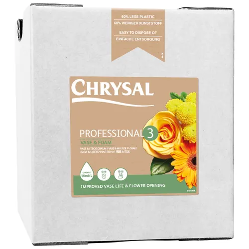 Chrysal Professional 3, tekutá výživa do predajne 10 l