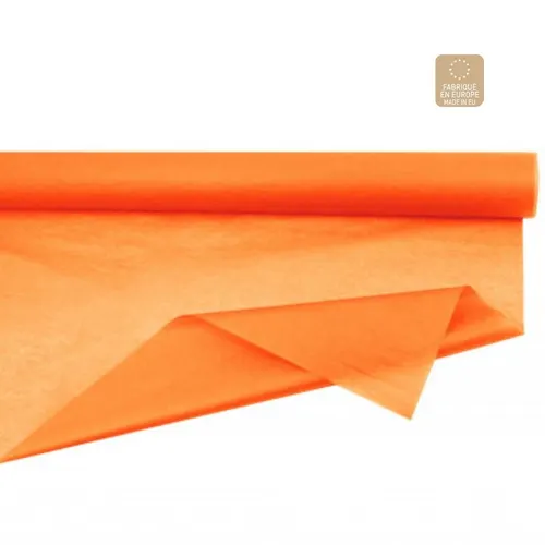 Hodvábny papier v rolke oranžový 75 cm, návin 50 m