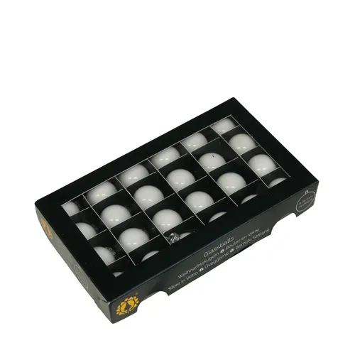 Vianočná dekorácia guľa pearl biela 25 mm